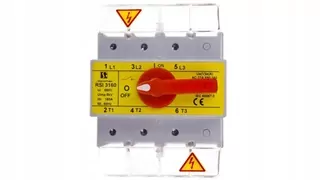 Izolačný spínač 3P 160 A s konektorom na prepínači RSI-3160W03